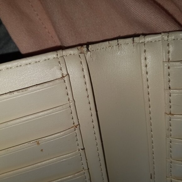 Kate Spade Madison Pink glitter Large Slim Bifold Wallet with box - Picture 6 of 15